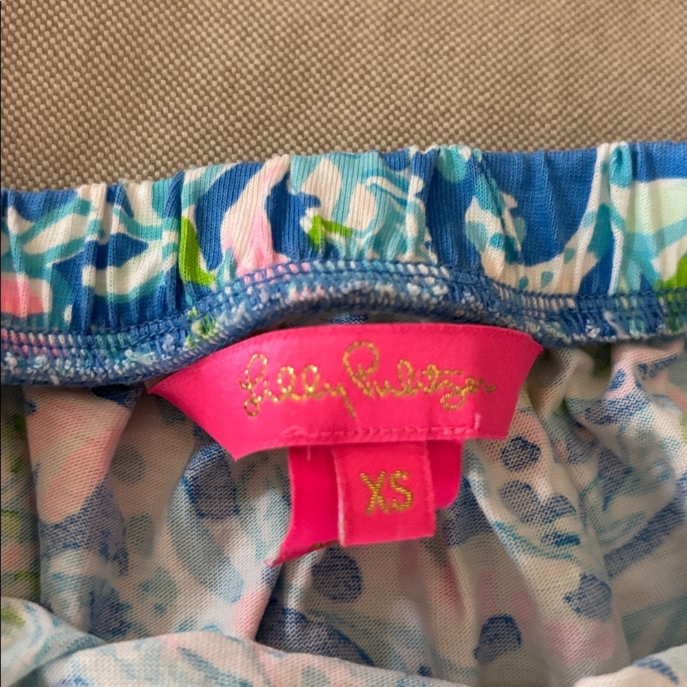 Lilly Pulitzer Strapless Paisley Cotton Romper - Picture 2 of 4